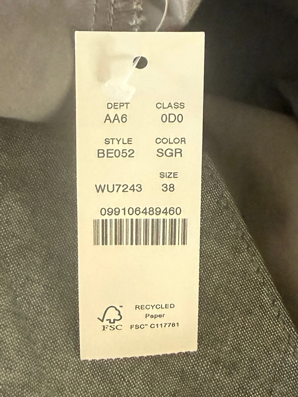 J. Crew Men's Classic Gray Cotton Blend Shorts